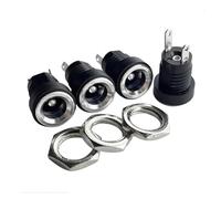 ZDVHOMCB 10/50PCS DC022B 5.5 x 2.1mm DC Power Jack Supply Socket 3.5x1.3 DC Female Panel Connector 5.5 * 2.5MM 2 Pin(2.1x5.5mm,200pcs)