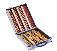 ZDVHOMCB 100pcs 1/4 Inch 6.35MM Shank Professtional Engraving Woodworking Milling Cutter Tungsten Carbide Router Bit ZDVHOMCB