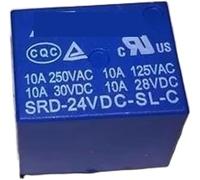 ZDVHOMCB 10PCS/lot 24V Power Relay T73-24V SRD-24VDC-SL-C PCB Type
