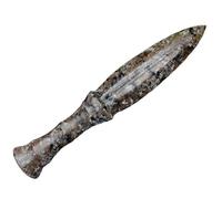 ZDVHOMCB 1pc 15cm Yooperlite Stone Mystical Carving - Polished Raw Gemstone witchcraft crystal Knife for Home Decor Gifts