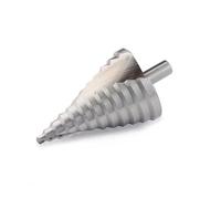 ZDVHOMCB 1pc Step Drill Bit 4-32mm Spiral Groove Wood Metal Hole Cutter HSS Round Shank Step Cone Drill Bit ZDVHOMCB
