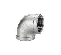 ZDVHOMCB 304 Stainless Steel 90 Degree Thread NPT Elbow Threaded Inner Wire SUS304 External Pipe Fitting 1 Minute 2 Minutes 3(G1/4)