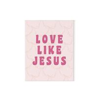 ZDVHOMCB Pink Bow Religious Print, Jesus Christian Wall Art, Feminine Scripture Decor for Home Office Framed,16x24inch(40x60cm)