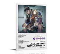 ZDXTYH Anuel AA Las Leyendas Nunca Mueren Toile résistante à la décoloration pour chambre à coucher, salon, bureau - 50 x 75 cm - Anuel AA Las Leyendas Nunca Mueren
