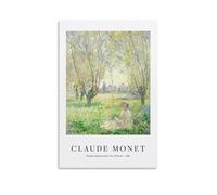 ZDXTYH Claude Monet Toile résistante à la décoloration pour chambre à coucher, salon, bureau - 40 x 60 cm