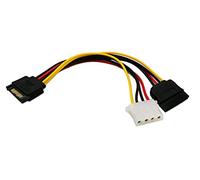 zdyCGTime 15,2 cm 15pin SATA Mâle vers Molex 4 Broches + 15 Broches d'alimentation SATA Cablefor IDE vers Serial ATA Disque Dur SATA Adaptateur câble d'alimentation