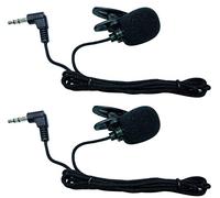 zdyCGTime 3,5 mm Audio Mini-Microphone Portable.utilisé pour Les systèmes de Microphone,Les amplificateurs de Voix,Les Haut-parleurs,Les Enseignants,Les conférences,Les conférences.(2Pièces/1,1M)