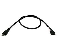 zdyCGTime 50 cm Micro USB 5pin mâle vers 1 x 5 Broches Femelle 0,3 cm USB Header PCB Carte mère câble