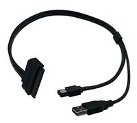 zdyCGTime 6,3 cm Disque Dur SATA 22pin pour eSATA données par Port USB Adaptateur de câble