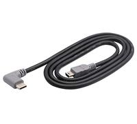 ZdyCGTime Câble d'extension USB Micro vers Type C 90 degrés USB 2.0 Type C mâle vers Micro 2.0 mâle Câble de synchronisation et de charge pour MacBook, tablette, smartphone et appareils USB de type C (1 m/0,9 m) 3 Feet Mini