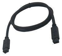 zdyCGTime Câble Firewire Premium 800 IEEE 1394b Connecteur 9 Broches Mâle vers 9 Broches vers Mâle Compatible avec PC, FireWire, SUN, iLink et tous les Périphériques IEEE-1394b.(1m/1 Pièces/Noir)