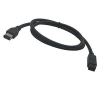 zdyCGTime Clair IEEE 1394 FireWire 800 vers FireWire 400 Câble,9 Broches mâle vers 6 Broches mâle Connecteur Compatible avec PC,FireWire,SUN,iLink.(1Pièces/Noir)