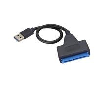 zdyCGTime Convertisseur d'adaptateur SSD SATA, câble adaptateur de disque dur USB 3.0 mâle vers SATA 22 broches 2.5.Compatible with Windows 8/7/10/Vista/XP, Mac OS 9/10 and other systems.
