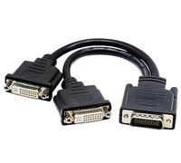 zdyCGTime DMS-59 vers DVI Splitter connecteur de câble Double Moniteur pour Installer ou comme Un Adaptateur DVI Y Cordon Dongle-10inch