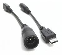 zdyCGTime Lot de 2 chargeurs d'alimentation universels V8 Micro USB M vers 5,5 x 2,1 mm F DC, câbles et connecteurs d'ordinateur, câbles et connecteurs d'alimentation, adaptateur de connecteur