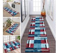 ZDYHMrj Tapis de couloir, antidérapant, 40 x 60 cm, motif abstrait 3D, lavable, moderne, pour couloir, cuisine, entrée, salon