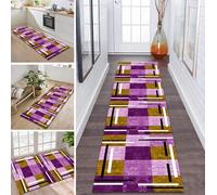 ZDYHMrj Tapis de couloir, antidérapant, 40 x 60 cm, motif abstrait 3D, lavable, moderne, pour couloir, cuisine, entrée, salon