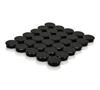 ZDZBLX Aimant Frigo, 30 PCS Aimant Puissant Aimants Tableau Magnétique, Magnet Frigo Aimant Tableau Magnetique Aimant Tableau Blanc, Mini Petit Aimant Rond Magnets, pour Maison, L'école, Bureau, Noire