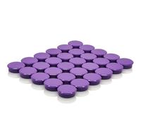 ZDZBLX Aimant Frigo, 30 PCS Aimant Puissant Tableau Magnétique, Magnet Frigo Aimant Magnetique Aimant Tableau Blanc, Mini Petit Rond Magnets, pour Maison,L'école,Bureau, Violet