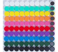ZDZBLX Aimant Frigo Aimant Puissant Aimants Tableau Magnétique, Magnet Frigo Aimant Plat Petit Aimant Tableau Blanc, Mini Aimant Rond Colorés Magnets,pour Tableau Magnetique Frigo (100Pcs 10 Couleurs)