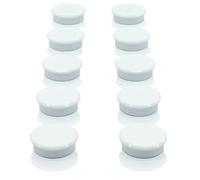 ZDZBLX Aimant Frigo Puissant, 10 PCS Magnet Tableau Magnétique Mini Rond, pour Maison, L'école, Bureau, Blanche