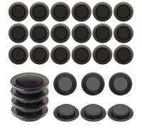 ZDZBLX Aimant Frigo Puissant Aimants, Lot de 28 Magnet Frigo Aimant Plat, Petit Aimant Rond Decoratif Magnets, pour Tableau Aimanté, Frigo (Noire)