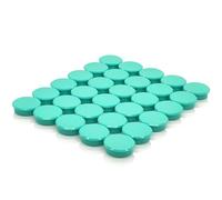 ZDZBLX Aimant Frigo Puissant, Tableau Magnétique, Magnet Frigo, Mini Petit Aimant Rond Magnets pour Maison, L'école, Bureau (30 PCS, Vert)