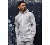Ze Enzo Sweat À Capuche Homme Polaire Rayé Zippé Complet Poche Sport