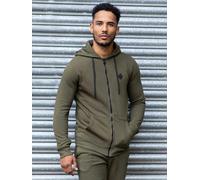 Ze Enzo Sweat À Capuche Homme Polaire Rayé Zippé Complet Poche Sport