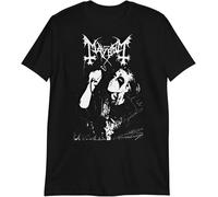 ZE YUAN Mayhem Dead TS T-Shirt Ulver Gorgoroth Cradle of Filth Ghaal De Mysteriis Black M