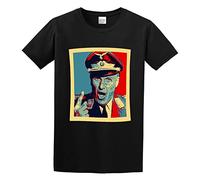 ZE YUAN Summer Classic Round Neck T-Shirt Hogan'S Heroes Colonel Klink T-Shirt Black S