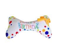 ZEACCT 1 Pièce Jouet D'os d'anniversaire pour Chien de Compagnie, Jouet de Cartilage d'anniversaire de Chien, pour Cadeau de Joyeux Anniversaire pour Chiens de Petite et Moyenne Taille