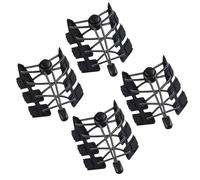 ZEACCT 2 Paire de Lacets de Chaussure de Course, Lacets Non-Tie, Ajustables Lacets Paresseux, Lacets Stretchants Réfléchissants, avec Verrouillage à Ressort, Admissibles pour Enfants et Adultes(Noir)