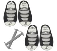 ZEACCT 2 Paires Lacets Elastique Sans Noeud, Pas Besoin de Nouer Les Lacets, pas Besoin D'attacher Les Lacets au Coude, pour Baskets, Bottes, Chaussures de Planche et Chaussures Décontractées