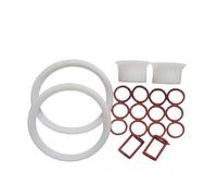 ZeAda 18 en 1 Joints d'étanchéité Pièces Tubes d'étanchéité en Forme de Corne Raccords, Compatible avec la sorbetière ZM, Compatible avec Les Accessoires de Machines à crème glacée Molle MK