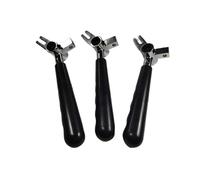 ZeAda Accessoires de leviers à Main Droits, poignées de Couleur Noire, compatibles avec Les pièces de Rechange des Machines à Glace à Service Doux Vevor, 3 pièces