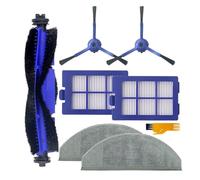 ZeAda Accessoires de rechange pour aspirateur robot, brosse principale, brosse latérale, compatible avec Eufy, compatible avec RoboVac X8 Hybrid (couleur : F)