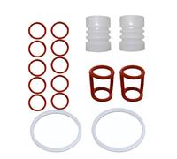 ZeAda Accessoires for Machine à Glace, Un Sachet de 16 Joints d'étanchéité, pièces de Rechange, Joints toriques en Caoutchouc, Compatible avec Les Machines à Glace Molle BQL