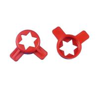 ZeAda Accessoires for sorbetière 1 pièce Capuchon de modélisation de crème glacée pièce de Rechange étoile Rouge 26 mm, Compatible avec Les Machines à crème glacée Molle Taylor 708 602 8757 716 339