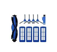 ZeAda Filtre à brosse latérale principale, compatible avec Eufy, compatible avec RoboVac 11S Max, 15C Max, 25C Max, 30C Max, G10, G20, G30 Edge Hybride, G32 Pro Parts (couleur : lot 4)