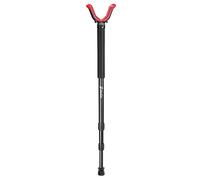 Zeadio Repose-bâton de Monopode avec poignée en Mousse à Haute densité, Verrouillage Twist-Style Leg et tête de Repos Form e de V Non marquant pour Les activités de Plein air