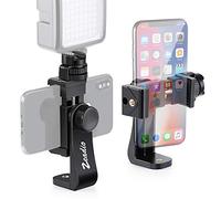 Zeadio Support pour trépied, pour Smartphone avec Fixation pour Sabot de Fixation pour Selfie et Monopode réglable Compatible avec iPhone, Samsung, Huawei et Tous Les téléphones