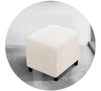 ZEaink Housse de Pouf Carrée 35x35/40x40/50x50/60x60 Extensible Housses de Ottomane Jacquard Housses De Repose-Pieds Doux Protection Housse Tabouret de Rangement (Color : #12, Size : 60x60x40cm)
