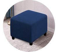 ZEaink Housse de Pouf Carrée 35x35/40x40/50x50/60x60 Extensible Housses de Ottomane Jacquard Housses De Repose-Pieds Doux Protection Housse Tabouret de Rangement (Color : #4, Size : 35x35x40cm)