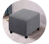 ZEaink Housse de Pouf Carrée 35x35/40x40/50x50/60x60 Extensible Housses de Ottomane Jacquard Housses De Repose-Pieds Doux Protection Housse Tabouret de Rangement (Color : #2, Size : 45x45x40cm)