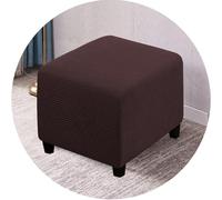 ZEaink Housse de Pouf Carrée 35x35/40x40/50x50/60x60 Extensible Housses de Ottomane Jacquard Housses De Repose-Pieds Doux Protection Housse Tabouret de Rangement (Color : #13, Size : 35x35x40cm)