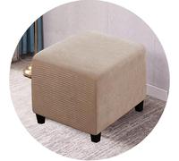 ZEaink Housse de Pouf Carrée 35x35/40x40/50x50/60x60 Extensible Housses de Ottomane Jacquard Housses De Repose-Pieds Doux Protection Housse Tabouret de Rangement (Color : #9, Size : 60x60x40cm)