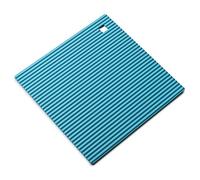 Zeal Dessous de Plat en Silicone antidérapant et résistant à la Chaleur 18 cm, Silicone, Bleu Eau, 7-inch