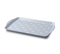 Zeal G203B Plateau de service en mélamine Bleu canard 38 x 24 cm