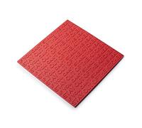 Zeal résistant à la Chaleur Dessous de Plat antidérapant Pot Rest, Silicone, Rouge, 19.4 x 19.4 x 19.4 cm